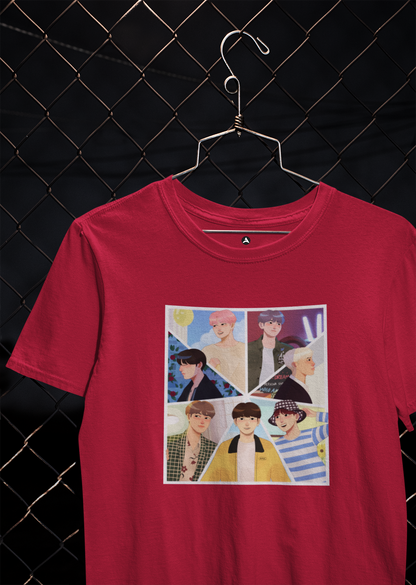 BTS Buddies : BTS - HALF-SLEEVE T-SHIRTS