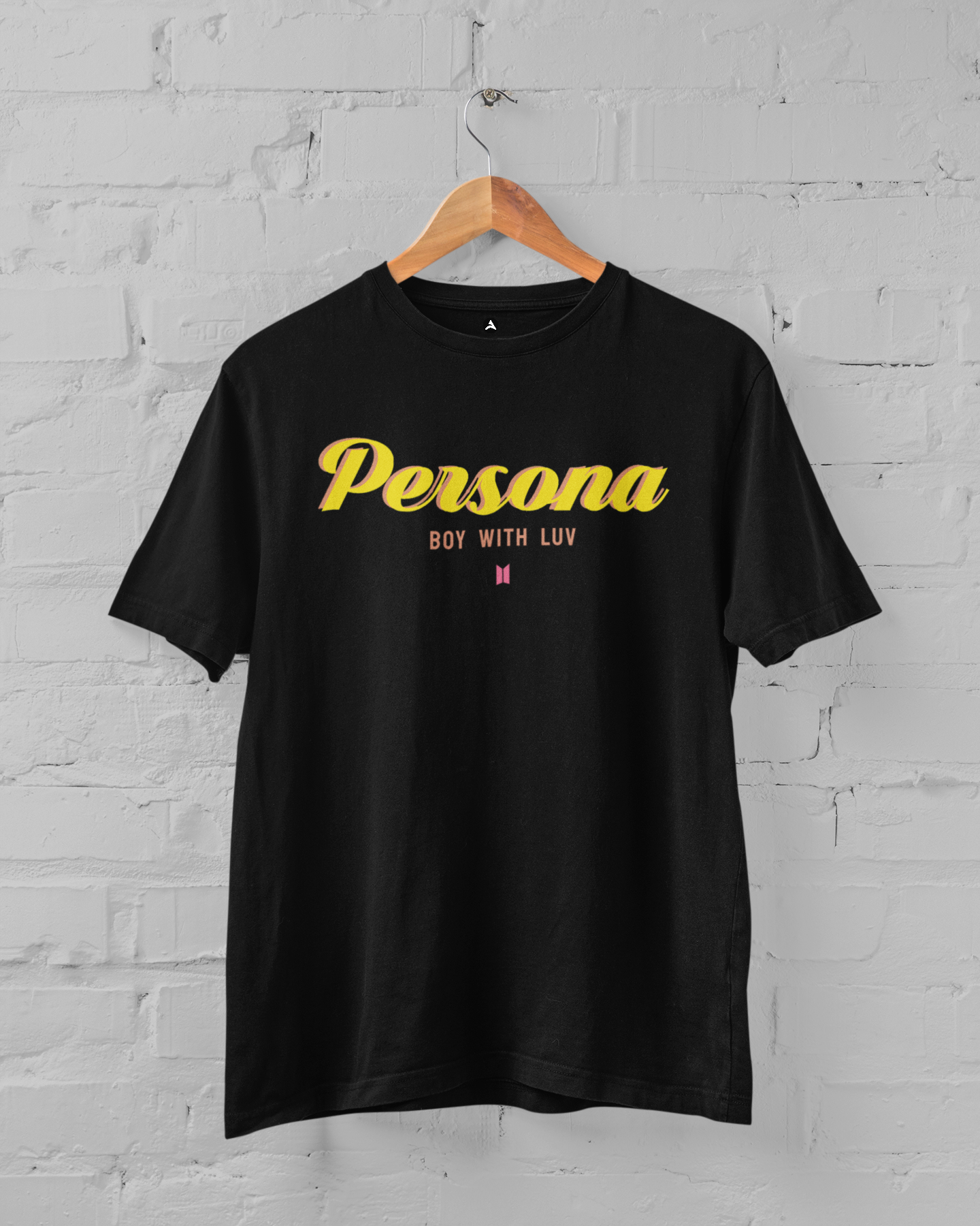 Persona- Boy with Luv Regular Fit T-Shirt BLACK