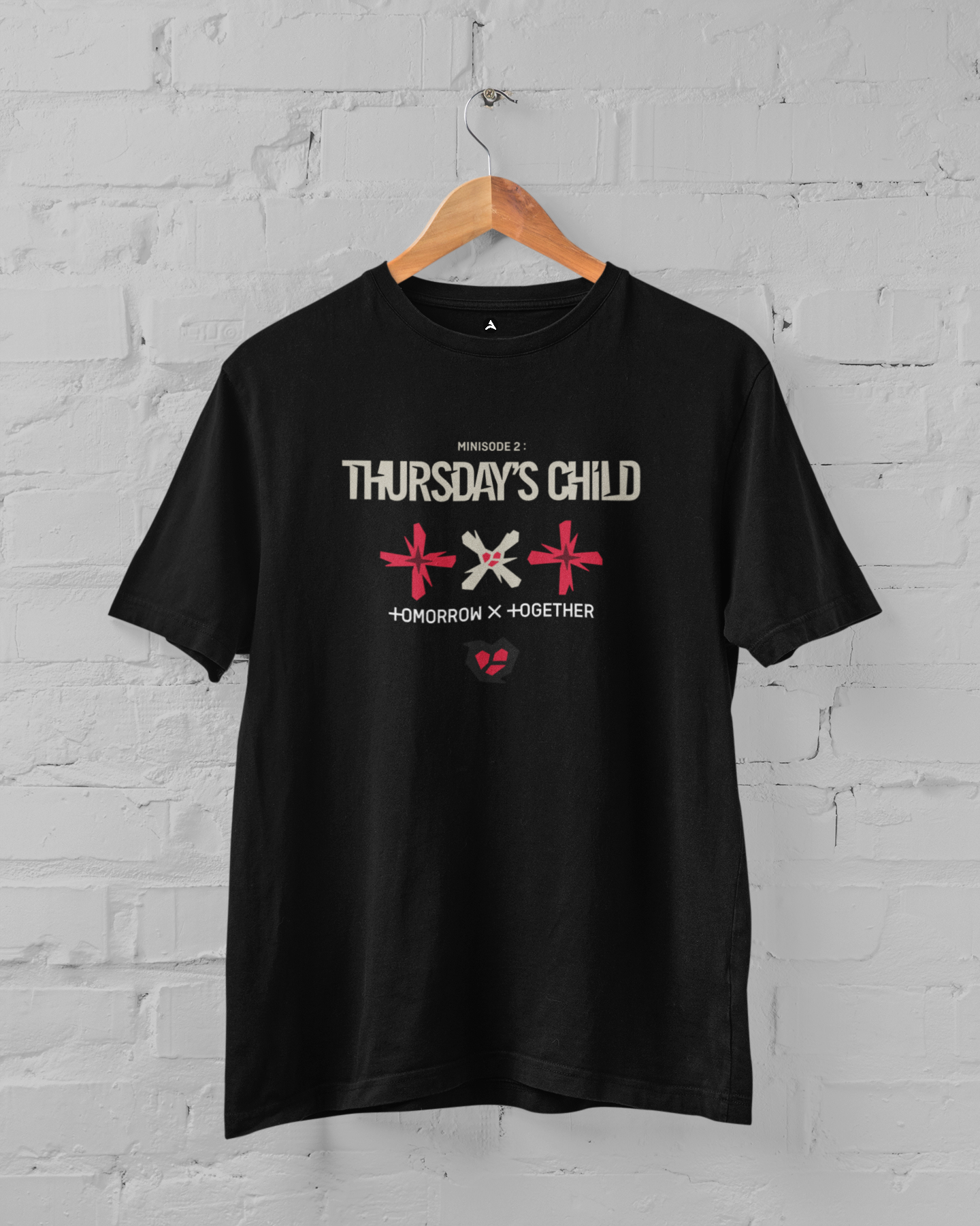 Minisode 2 - Thursday's Child: TXT- Tomorrow X Together- Regular fit Unisex T-Shirts BLACK
