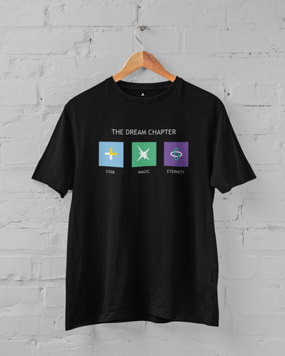 The Dream Chapter- TXT Regular fit Unisex T-Shirts BLACK