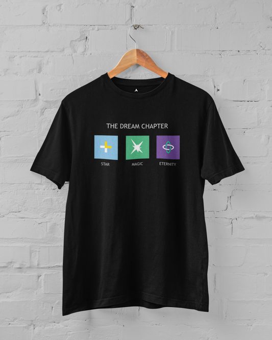 The Dream Chapter- TXT Regular fit Unisex T-Shirts BLACK
