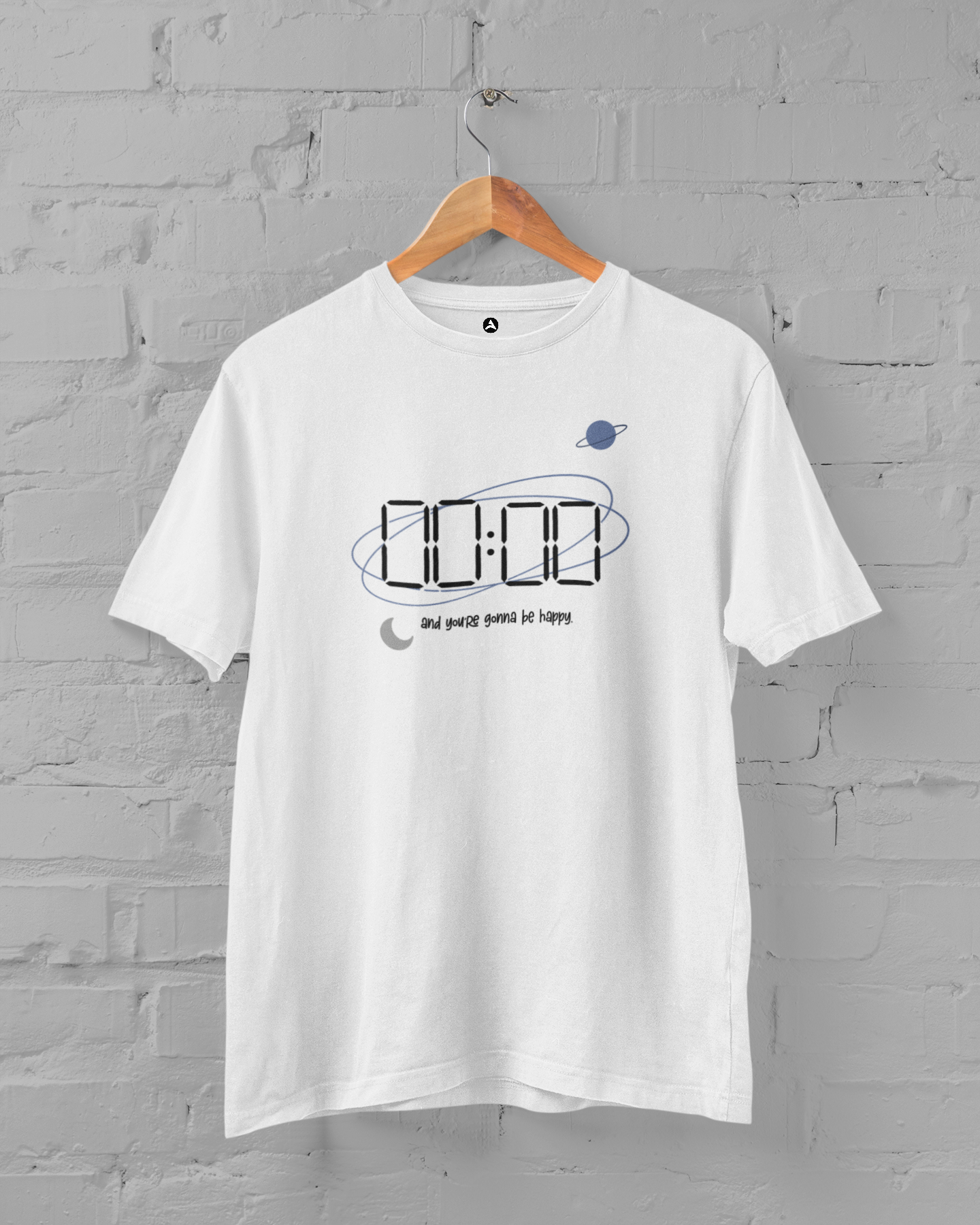 Zero O' Clock-Unisex Regular Fit T-Shirts WHITE