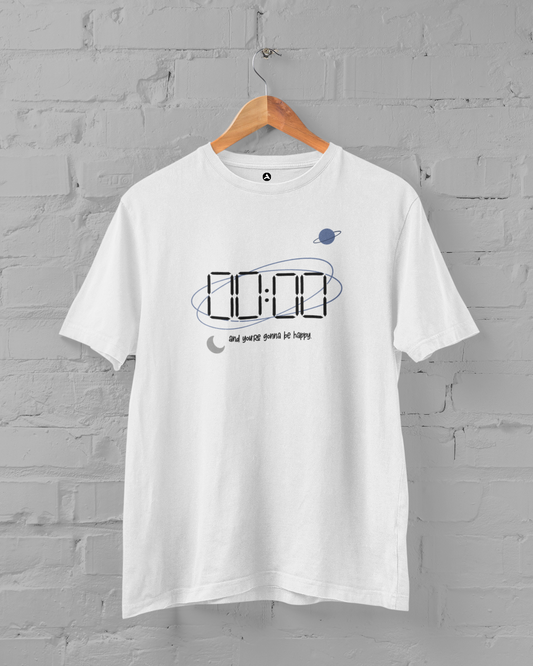 Zero O' Clock-Unisex Regular Fit T-Shirts WHITE