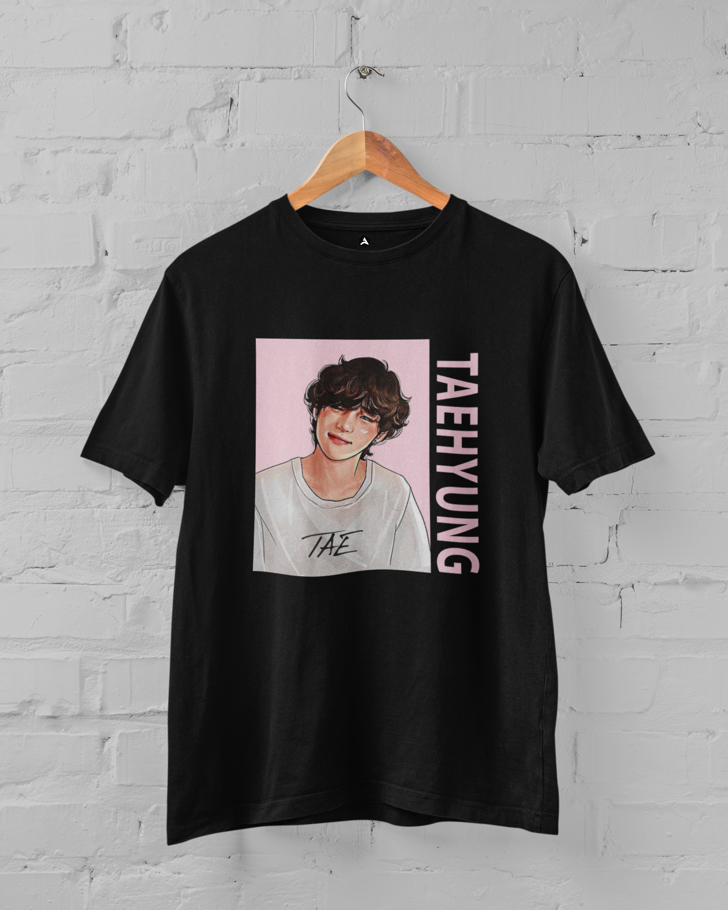 Kim Taehyung: Unisex Regular Fit T-Shirts BLACK