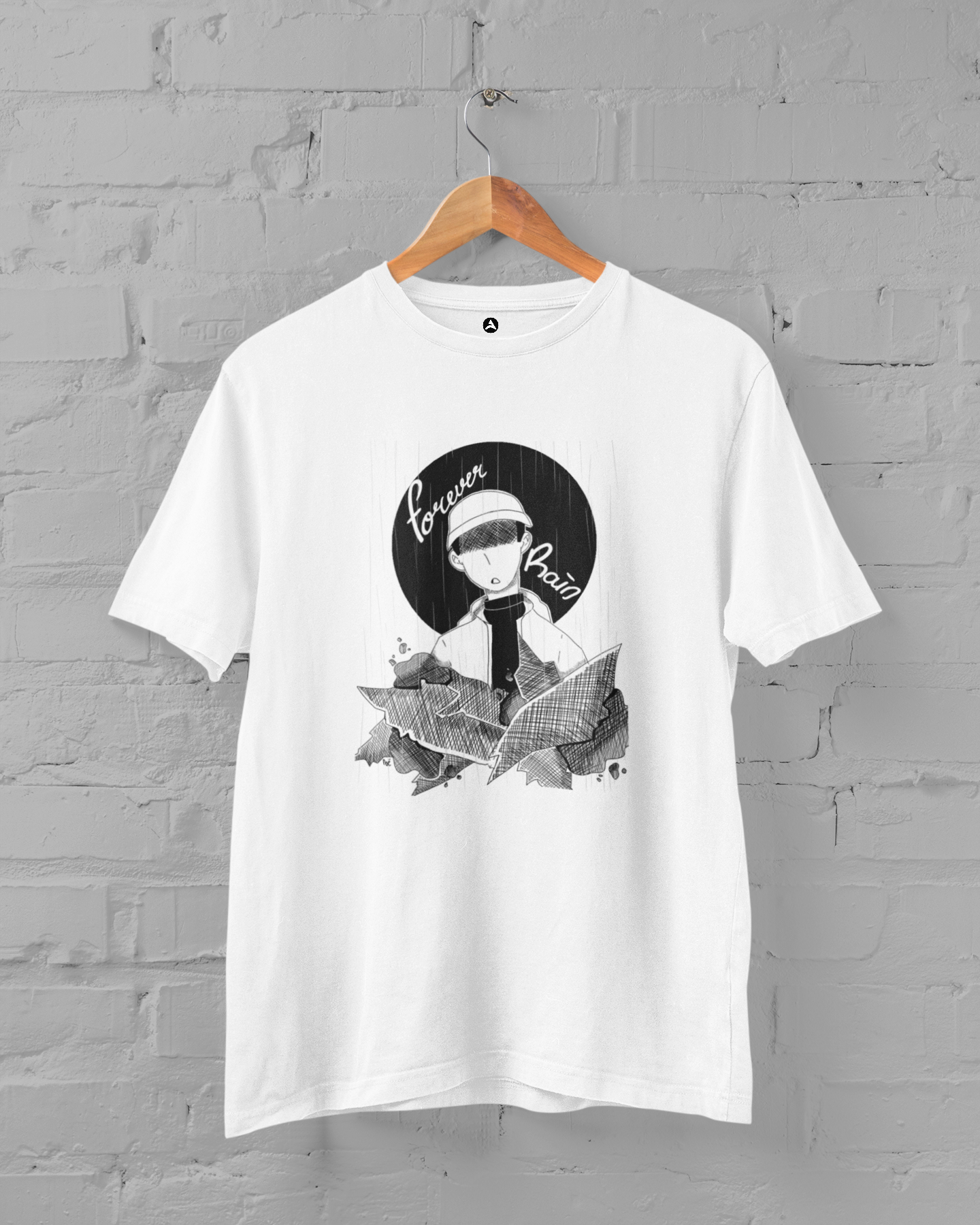 FOREVER RAIN- RM Unisex Regular Fit T-Shirt WHITE