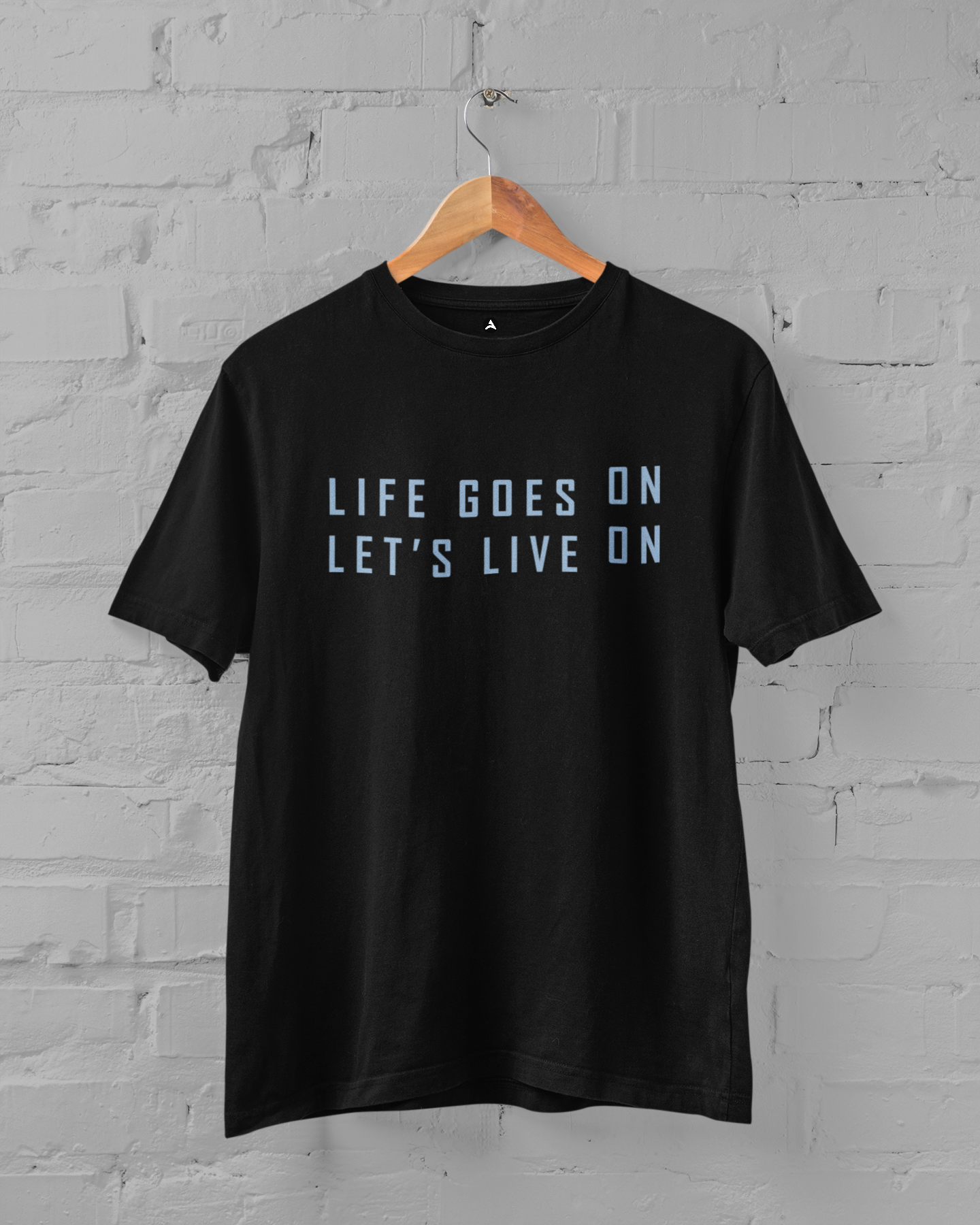 " Life goes on, let's live on : BTS - HALF-SLEEVE T-SHIRTS BLACK