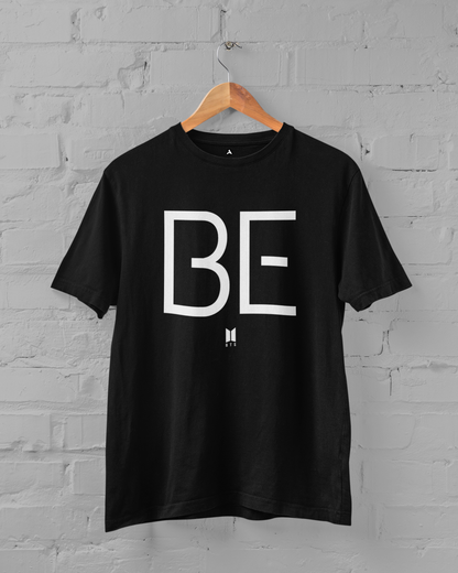 BE : BTS Regular Fit T-Shirt BLACK