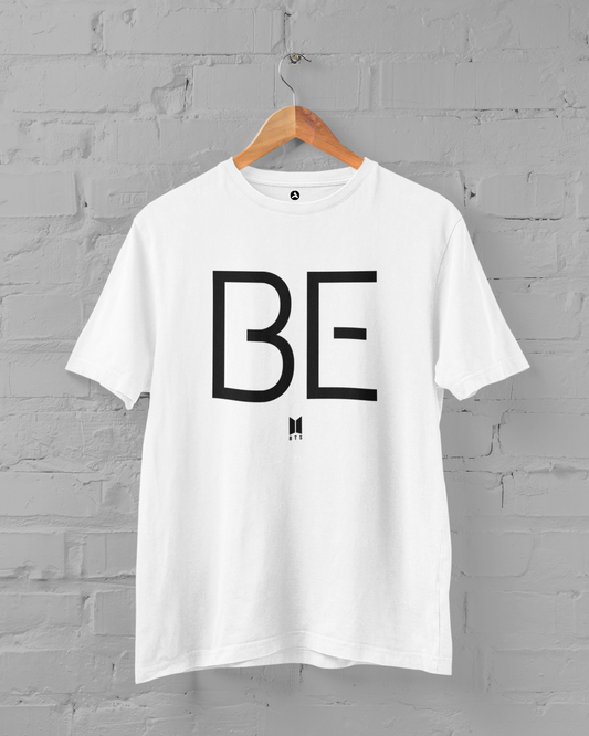 BE : BTS Regular Fit T-Shirt WHITE