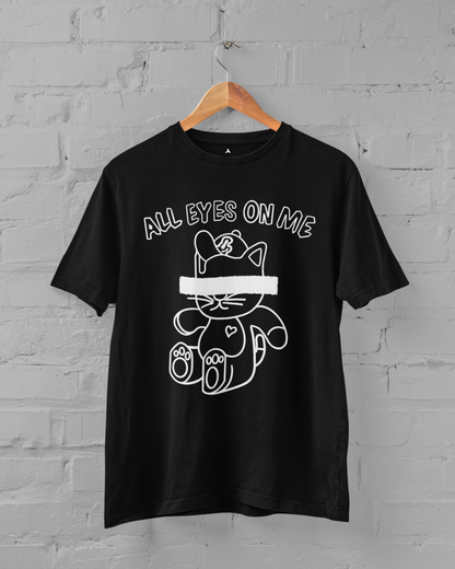 All Eyes On Me Regular Fit T-Shirts BLACK