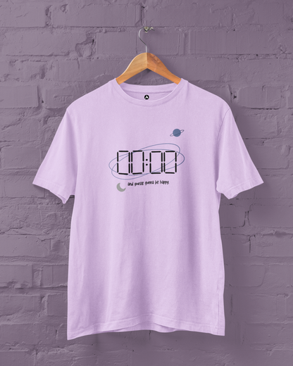 Zero O' Clock-Unisex Regular Fit T-Shirts LAVENDER