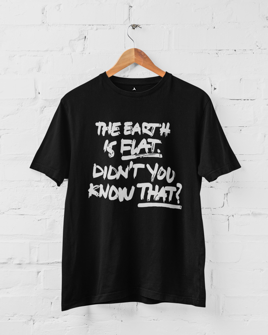 The Earth is Flat- Yoongi Unisex Regular Fit T-Shirts