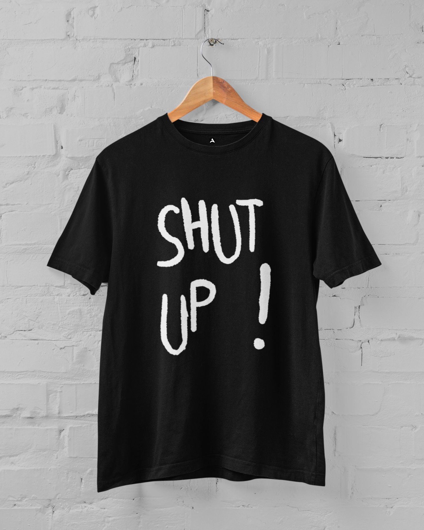 Shut Up- Kim Taehyung Regular Fit T-Shirts BLACK