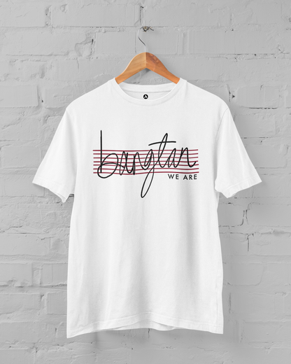 Bangtan We Are Unisex Regular Fit T-Shirt WHITE