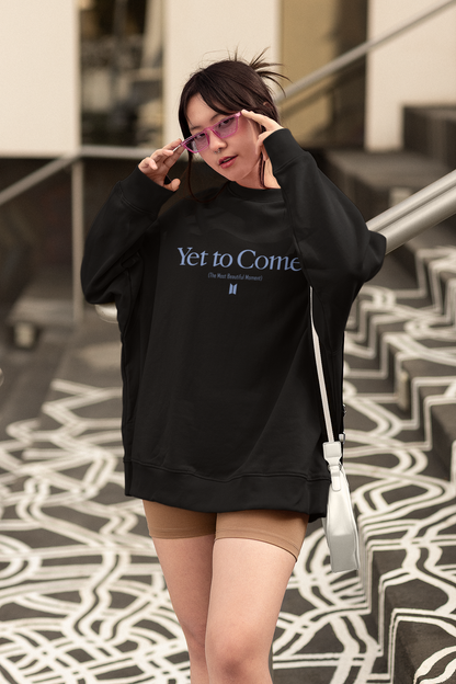 Yet To Come Unisex Winter Sweatshirts BLACK