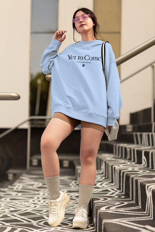 Yet To Come Unisex Winter Sweatshirts BABY BLUE