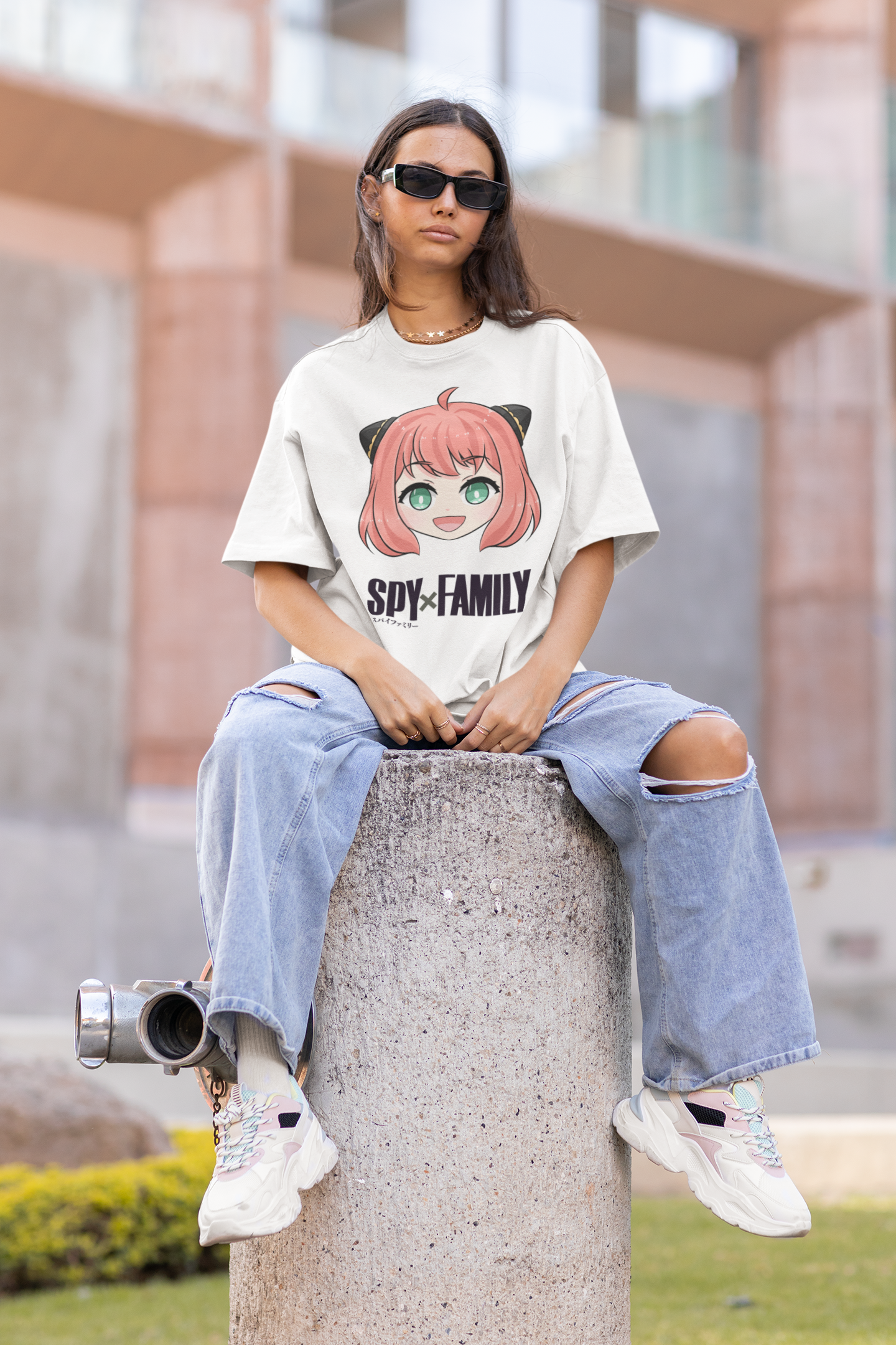 Anya: SpyxFamily Unisex Oversized T-shirts