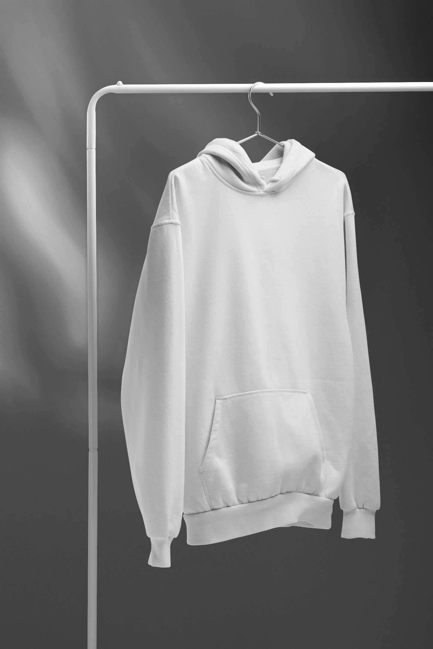 Basic White Unisex Winter Hoodies