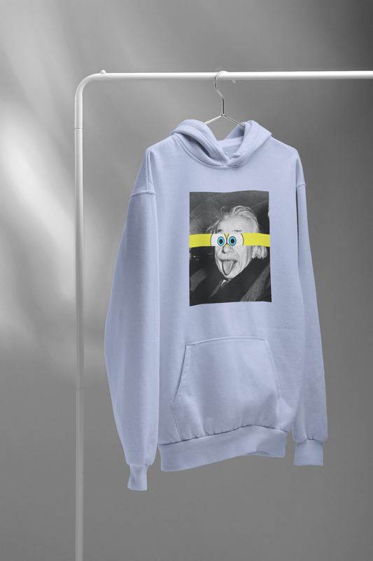 Einstein Sticks Sponge Bob Unisex Winter Hoodies SNOW BLUE