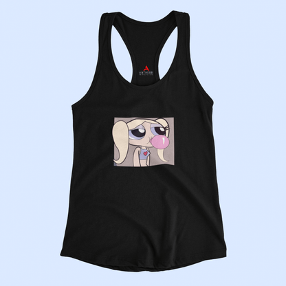 "POWERPUFF GIRLS" : Bubbles Tank Tops