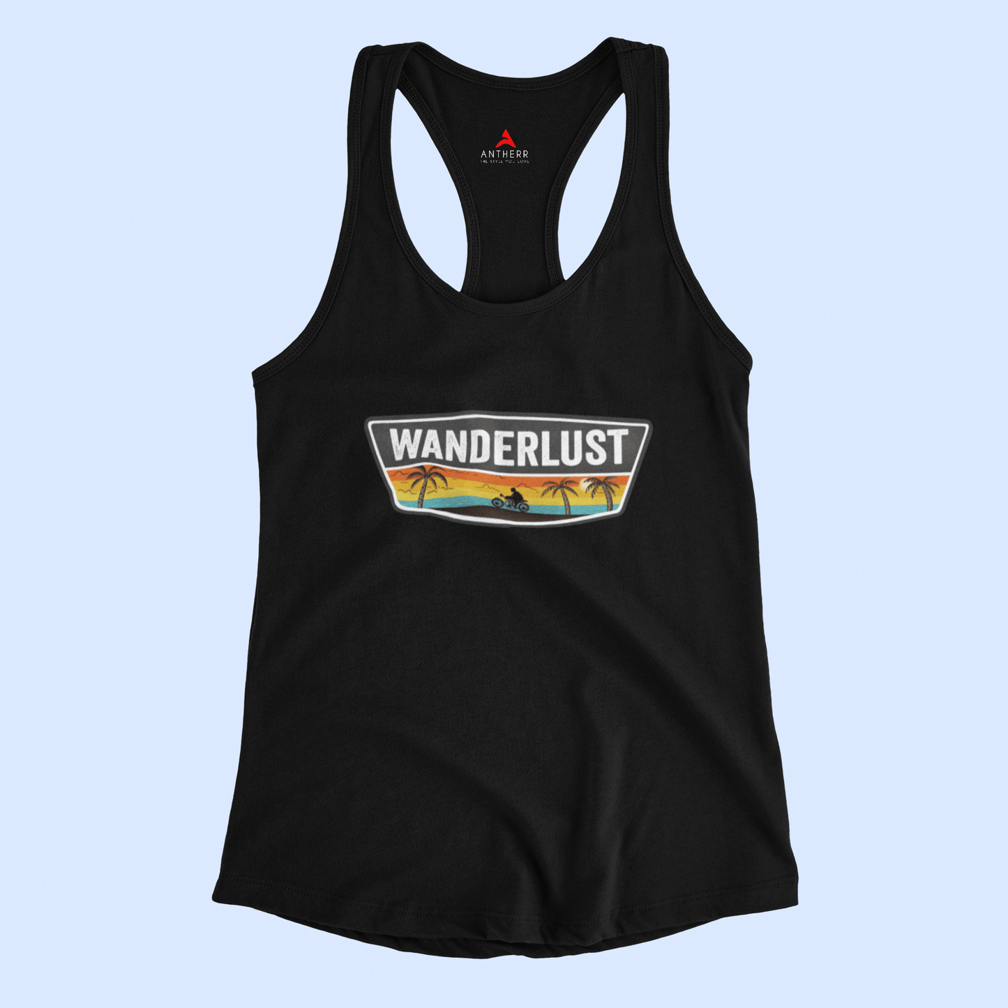 "WANDERLUST" - Tank Top's BLACK