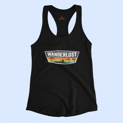 "WANDERLUST" - Tank Top's BLACK