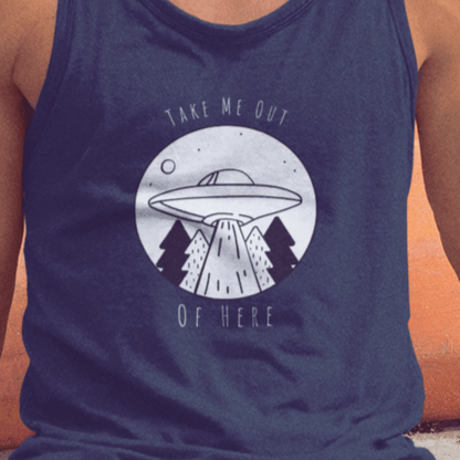 "TAKE ME OUT OF HERE"- SLEEVELESS T-SHIRTS