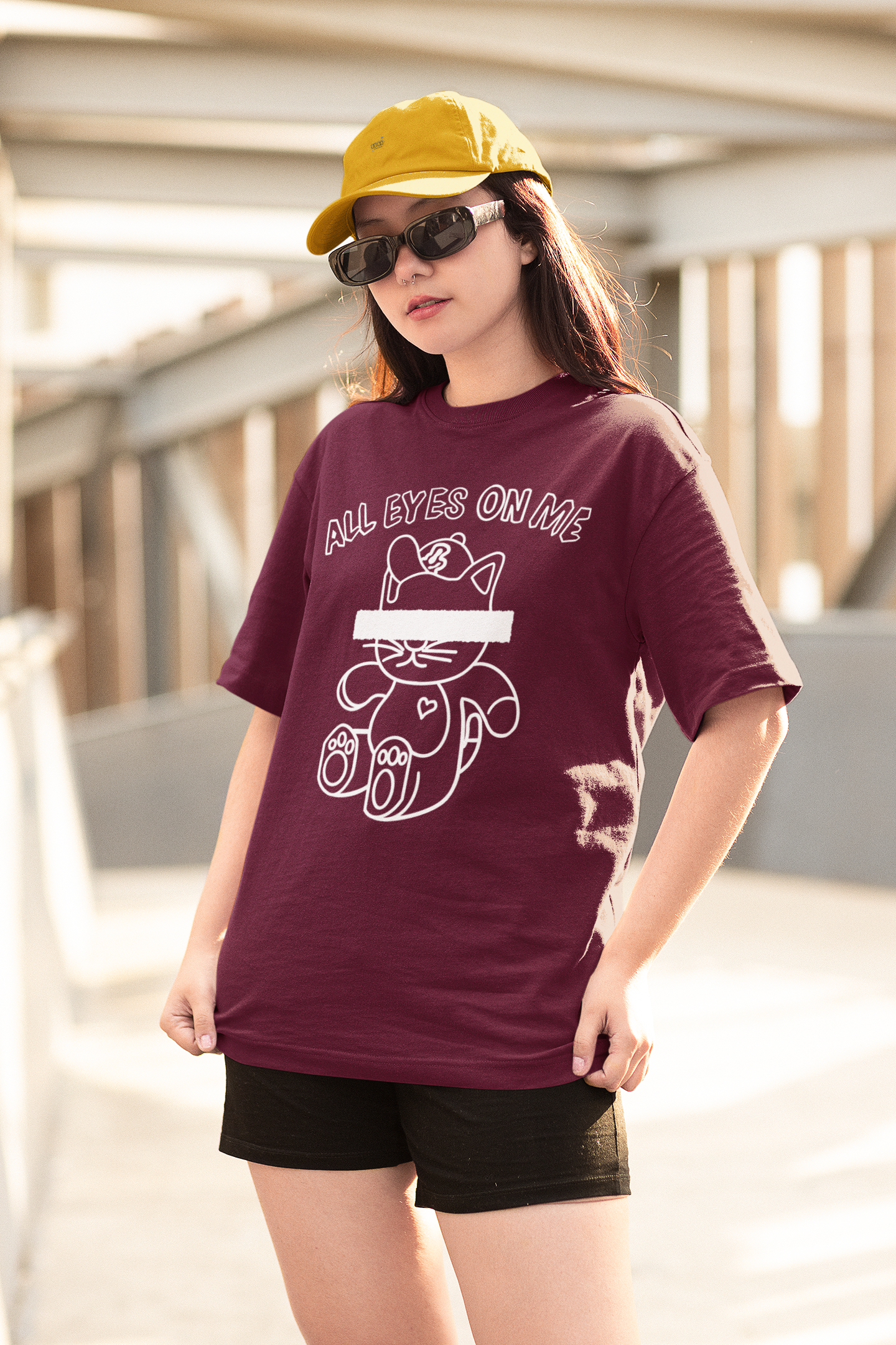 All Eyes On Me Regular Fit T-Shirts