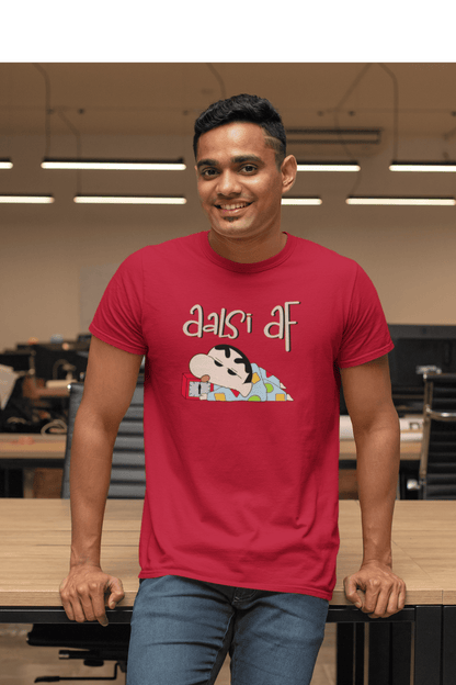 AALSI AF : SHINCHAN - HALF-SLEEVE T-SHIRTS RED