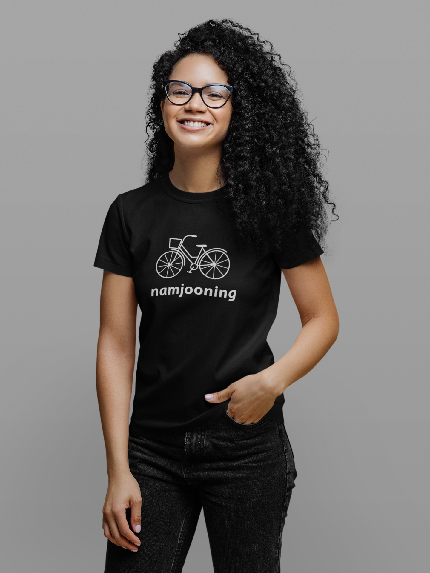 Namjooning Bicycle Regular Fit T-shirts