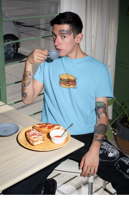 Burger: Foodie - HALF-SLEEVE T-SHIRTS