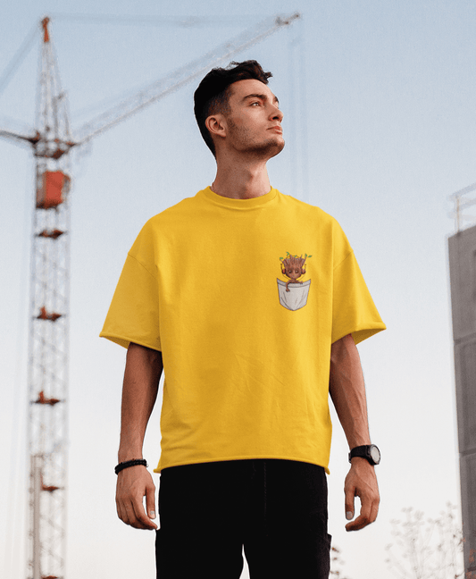 Groot Oversized T-Shirts YELLOW