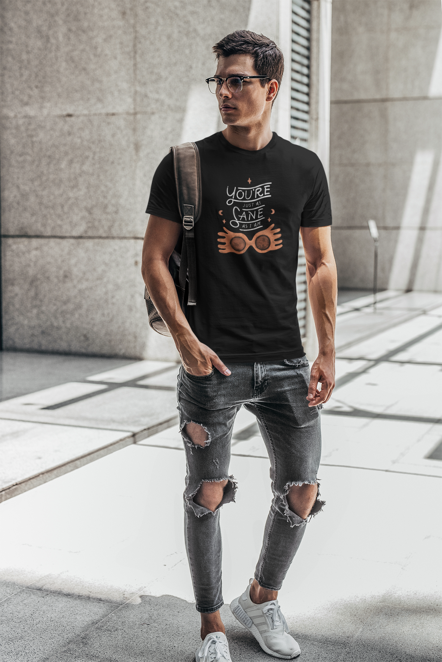 YOU'RE JUST AS SANE AS I AM Unisex Regular Fit T-shirt