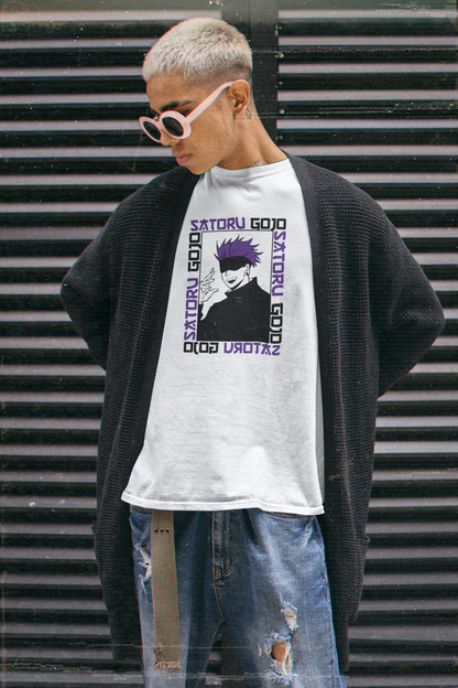 Gojo Satoru-Jujutsu Kaisen Unisex Oversized T-Shirts