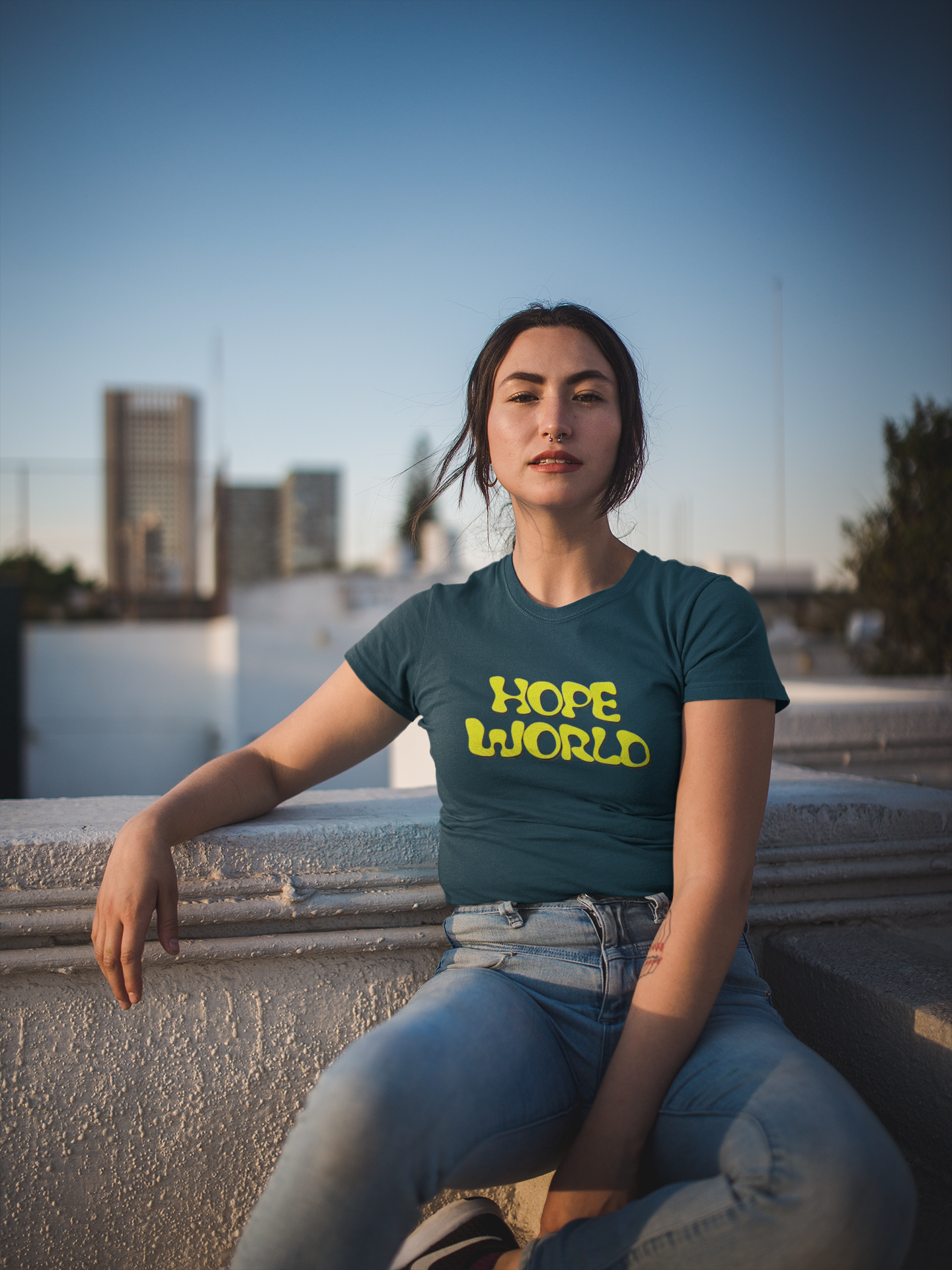 HOPE WORLD Unisex Oversized T-Shirt