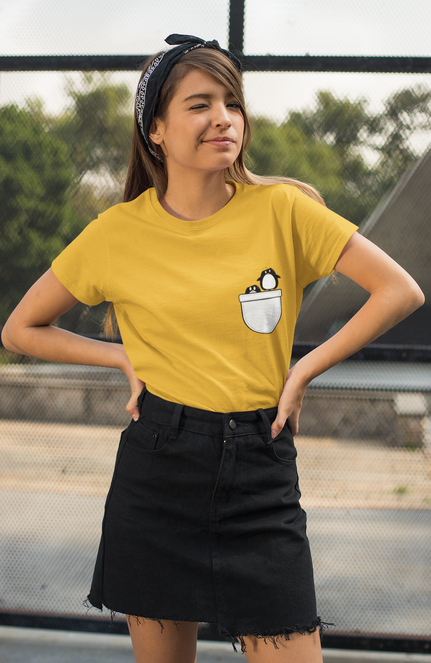 Cute Pingu Regular Fit T-Shirts