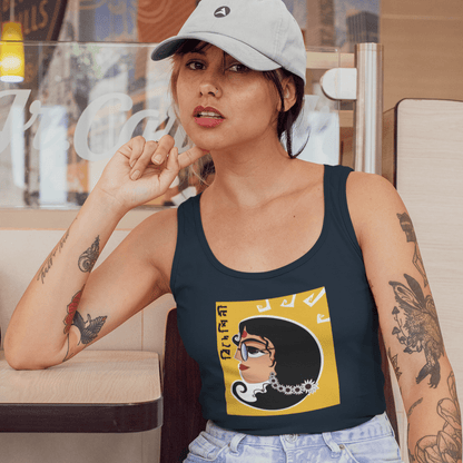 BIDESHINI : BENGALI FEVER - Tank Tops XL NAVY BLUE