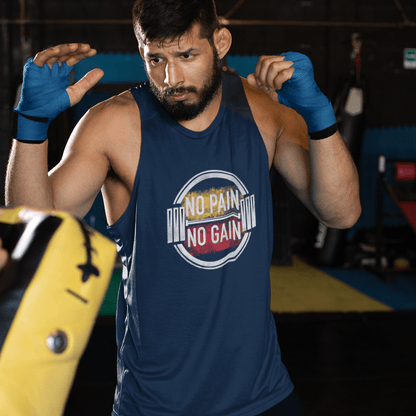 NO PAIN, NO GAIN: SLEEVELESS T-SHIRTS