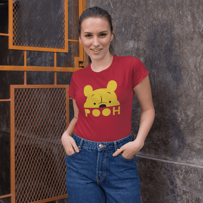 POOH : Winnie the Pooh & Pals - HALF-SLEEVE WOMEN T-SHIRTS