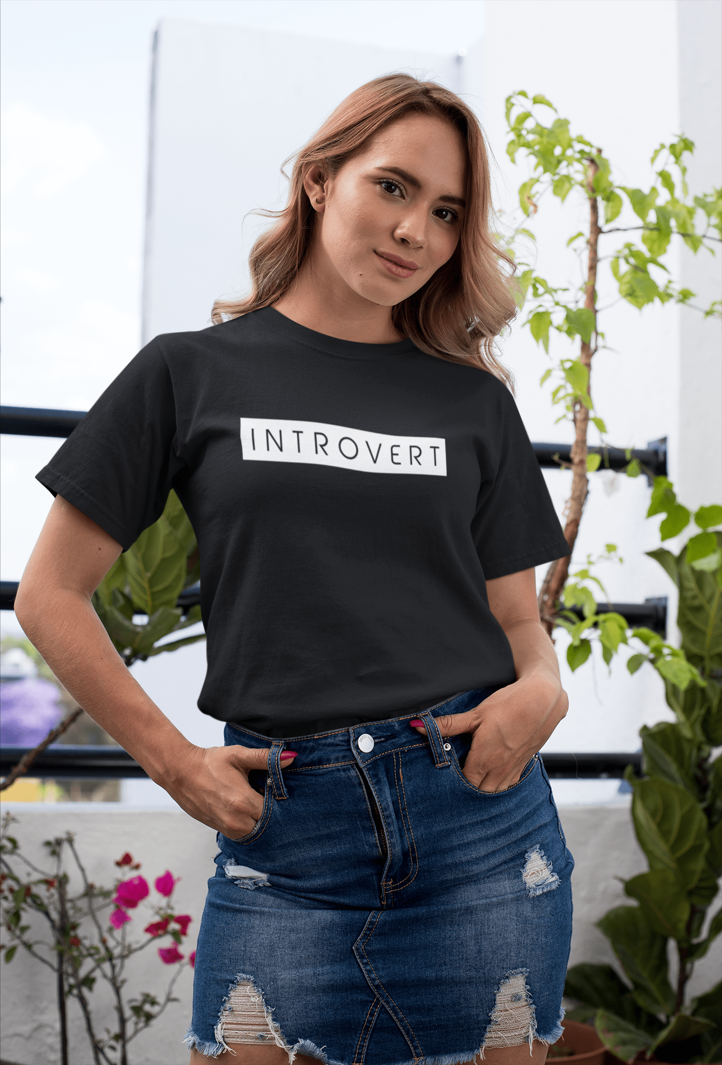 INTROVERT Unisex Regular Fit T-Shirt