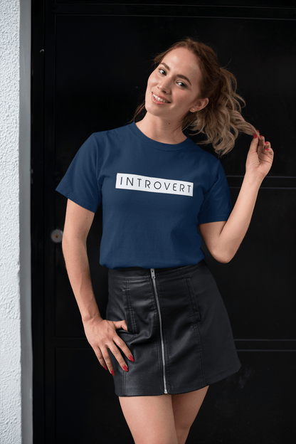 INTROVERT Unisex Regular Fit T-Shirt