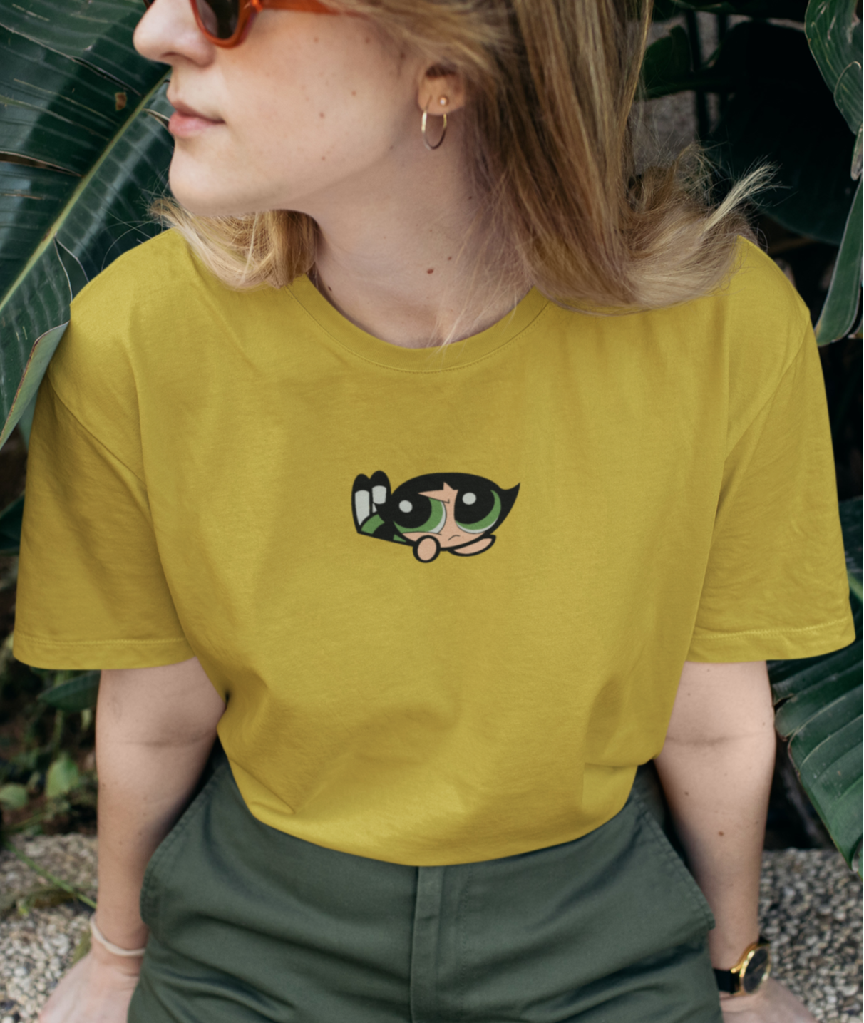 Buttercup Powerpuff Girls| HALF SLEEVE T-SHIRT
