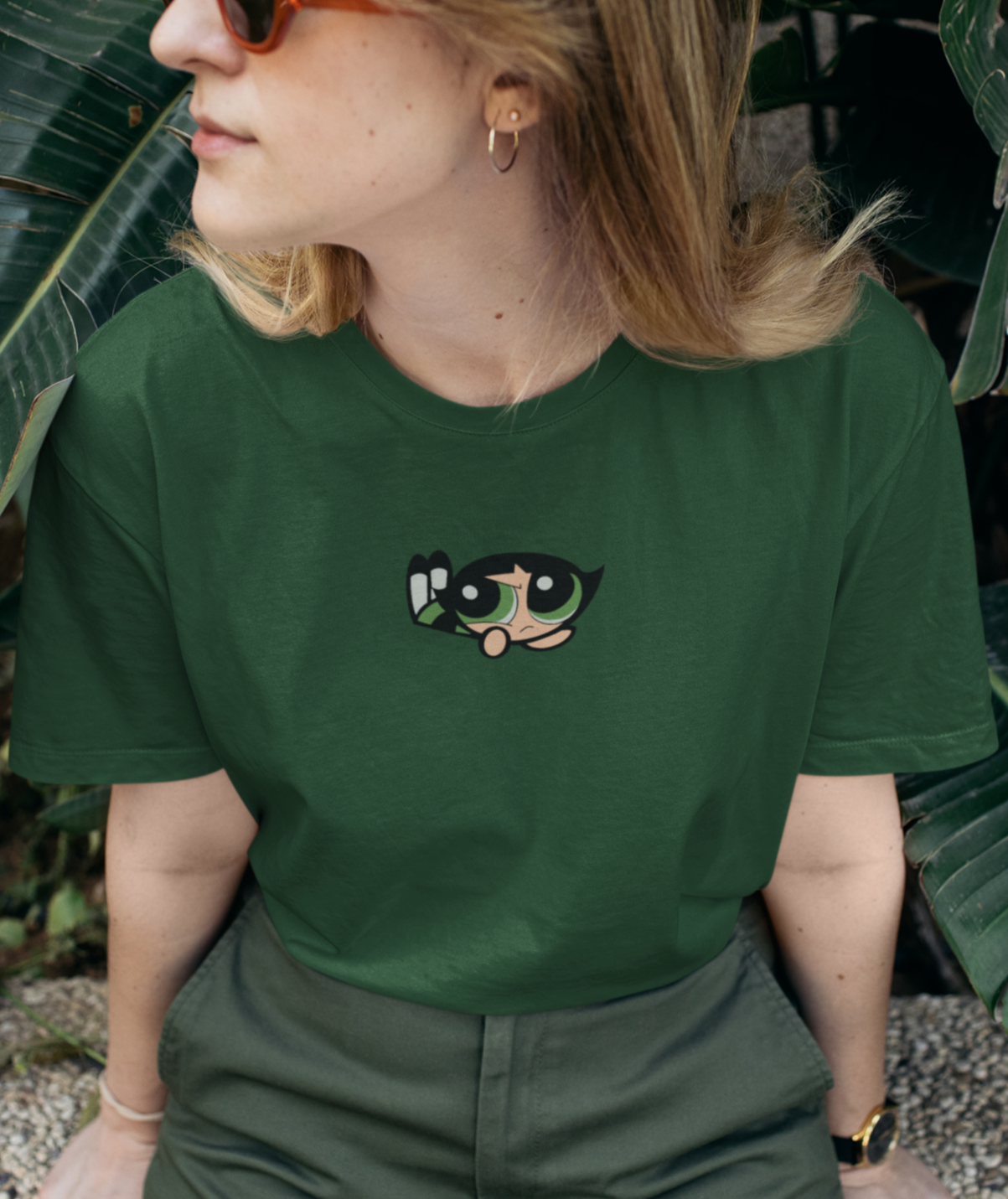 Buttercup Powerpuff Girls| HALF SLEEVE T-SHIRT