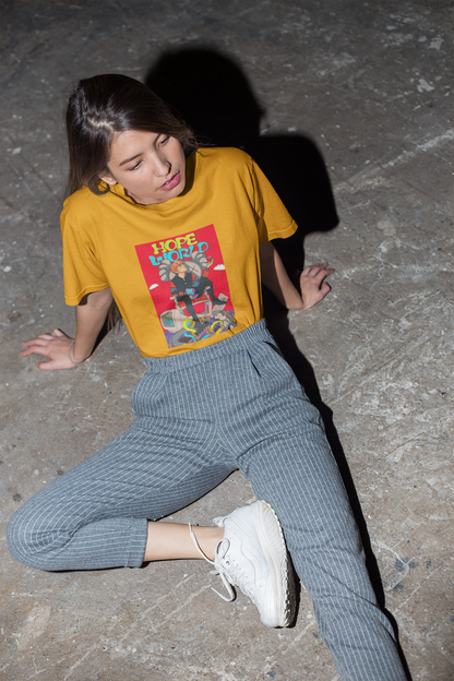 HOPE WORLD- J HOPE : BTS - HALF-SLEEVE T-SHIRTS YELLOW